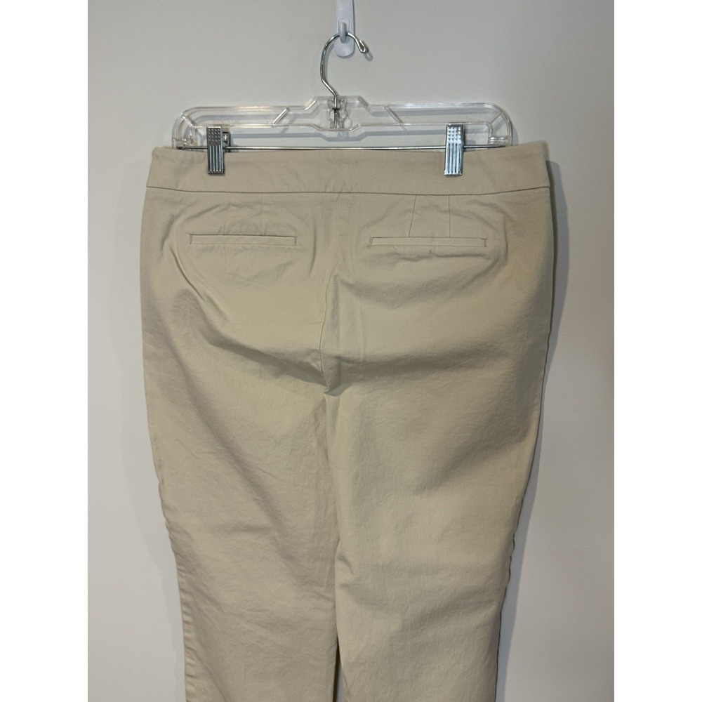Talbots Tan‎ Beige Hampshire Ankle Pant Women's Sz 12P Stretch Business Casual - Picture 5 of 9